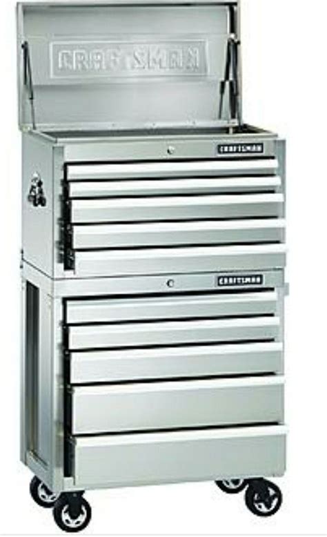 craftsman 33 in stainless steel tool box|craftsman tool storage clearance.